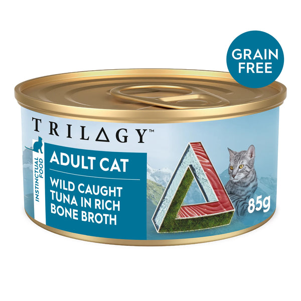 Trilogy Wet Adult Cat Food Wild Caught Tuna in Rich Bone Broth