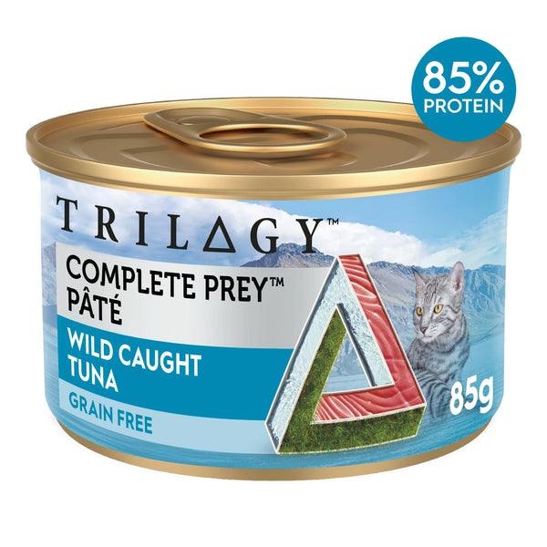 Trilogy Wet Adult Cat Food Complete Prey Pate - Wild Caught Tuna