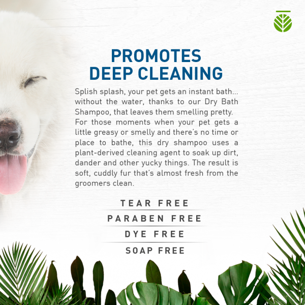 Amazonia Dry Bath Shampoo Deep Cleaning for Dogs 02