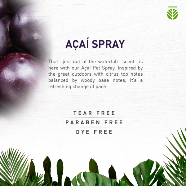 Amazonia Fragrant Spray Acai For Dogs 04