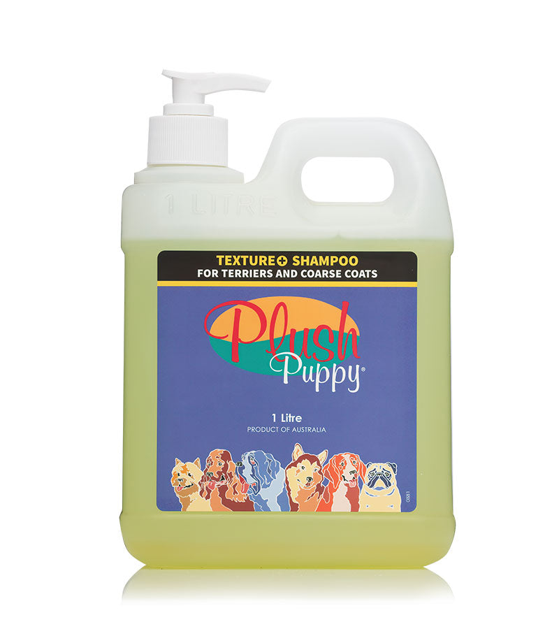 Plush Puppy Texture+ Shampoo For Terriers & Coarse Coats 1L
