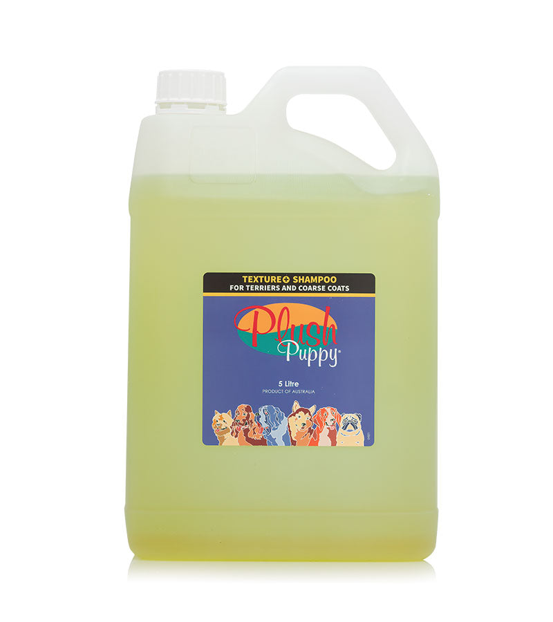 Plush Puppy Texture+ Shampoo For Terriers & Coarse Coats 5L