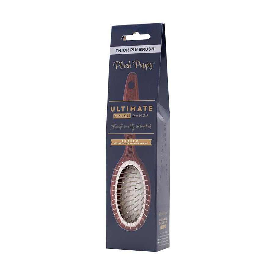 Plush Puppy Ultimate Thick Pin Brush Regular Ultimate Grooming Brush 04