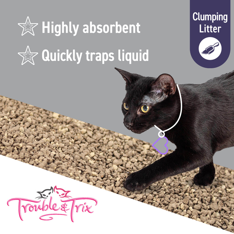Trouble & Trix Odour Neutralising Clumping Cat Litter With Baking Soda