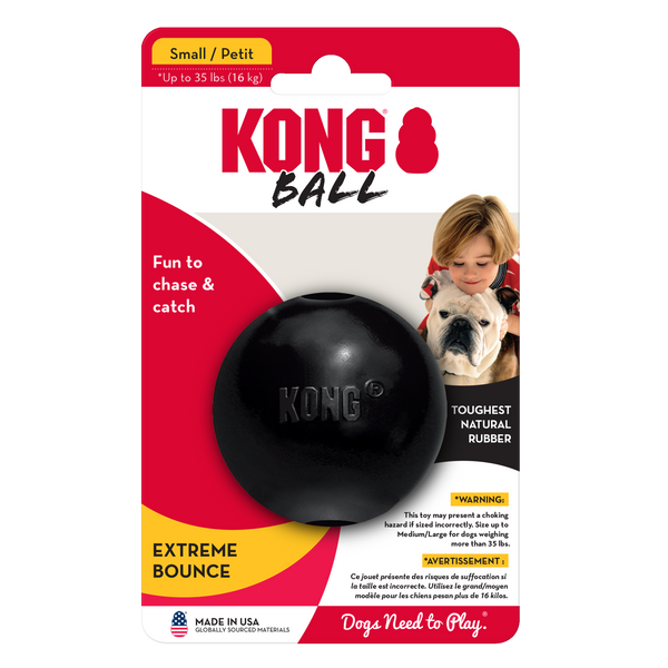 KONG Dog Toys Ball Extreme Bounce Small
