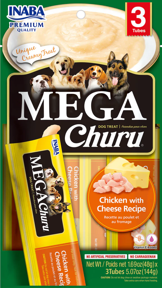 Inaba Dog Treat Mega Churu Chicken with Cheese 03