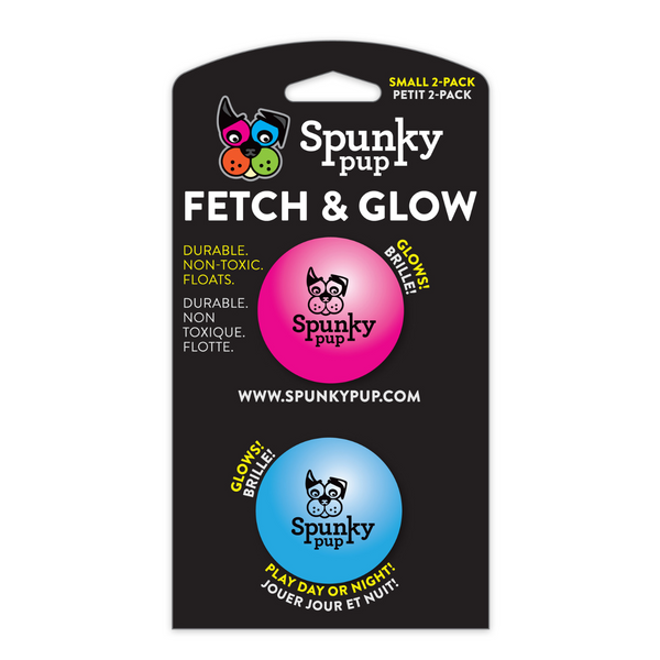 Spunky Pup Dog Toy Fetch & Glow Ball