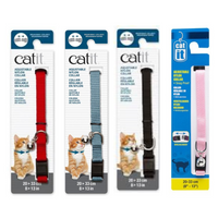 Catit nylon adjustable breakaway cat collar, studio product photo
