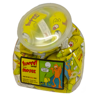 Yeowww! Chubby Mouse catnip cat toys in a countertop jug of 30