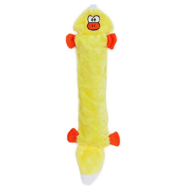 Zippy Paws Dog Toys Plush Jigglerz - Duck 01