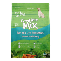 Vets All Natural Complete Mix for Adult / Senior Dogs – front of bag