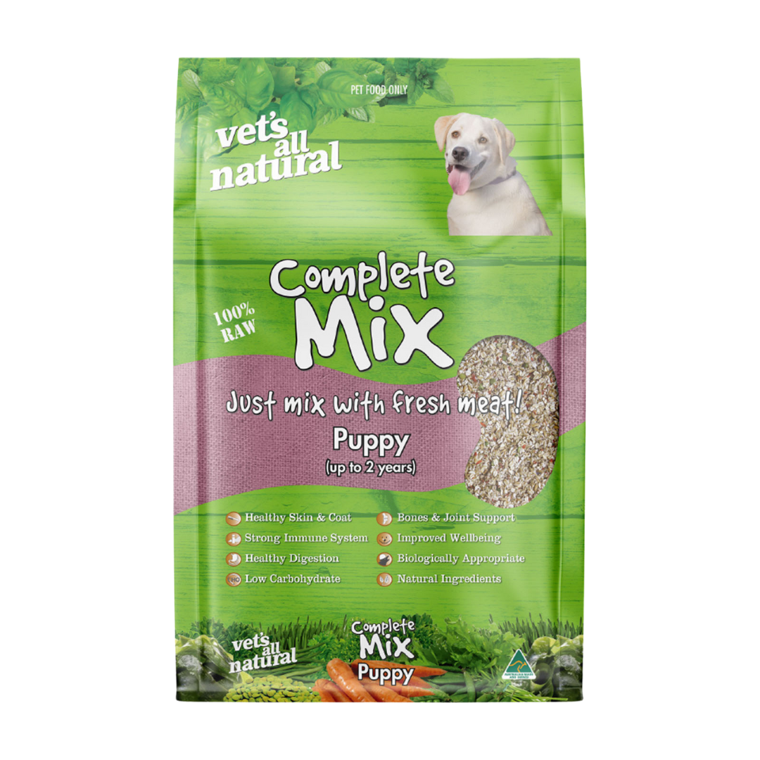 Vets All Natural Complete Mix for Puppies – front of bag