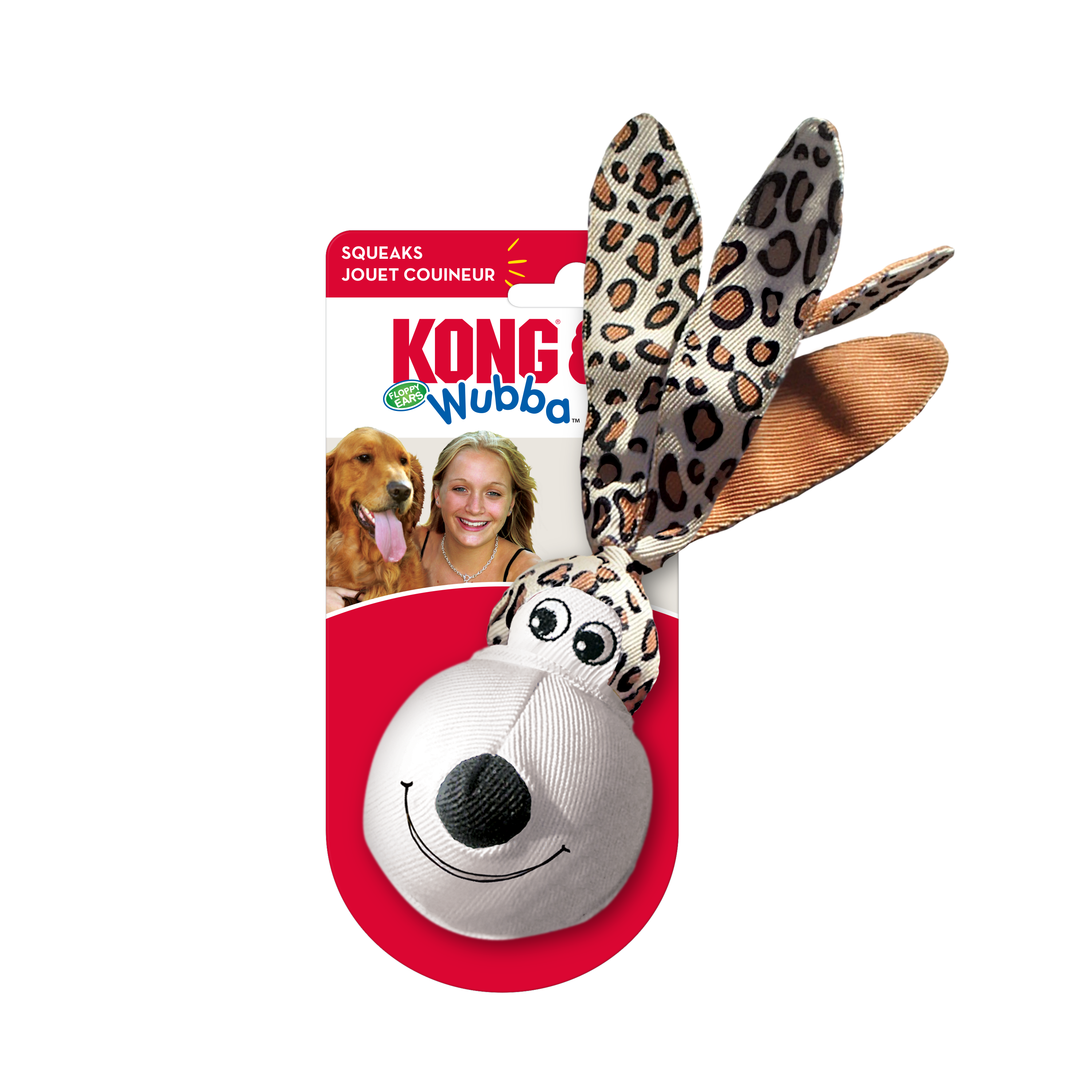 KONG Dog Toys Wubba Floppy Ears Assorted 01