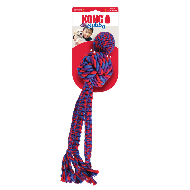 KONG Dog Toys Wubba Weaves with Rope Assorted 03