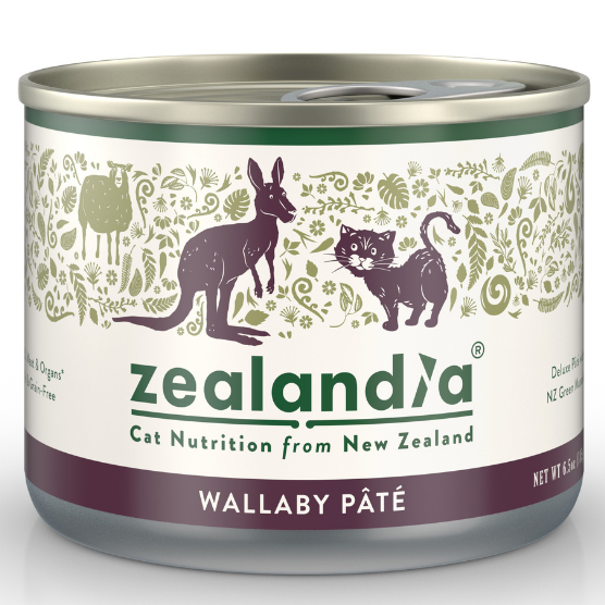 ZEALANDIA Premium Wet Cat Food Wallaby Pate
