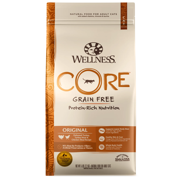 Wellness Core Grain Free Dry Cat Food Original: Chicken & Turkey by Peekapaw