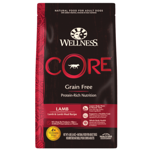 Wellness Core Dry Dog Food Grain Free Lamb