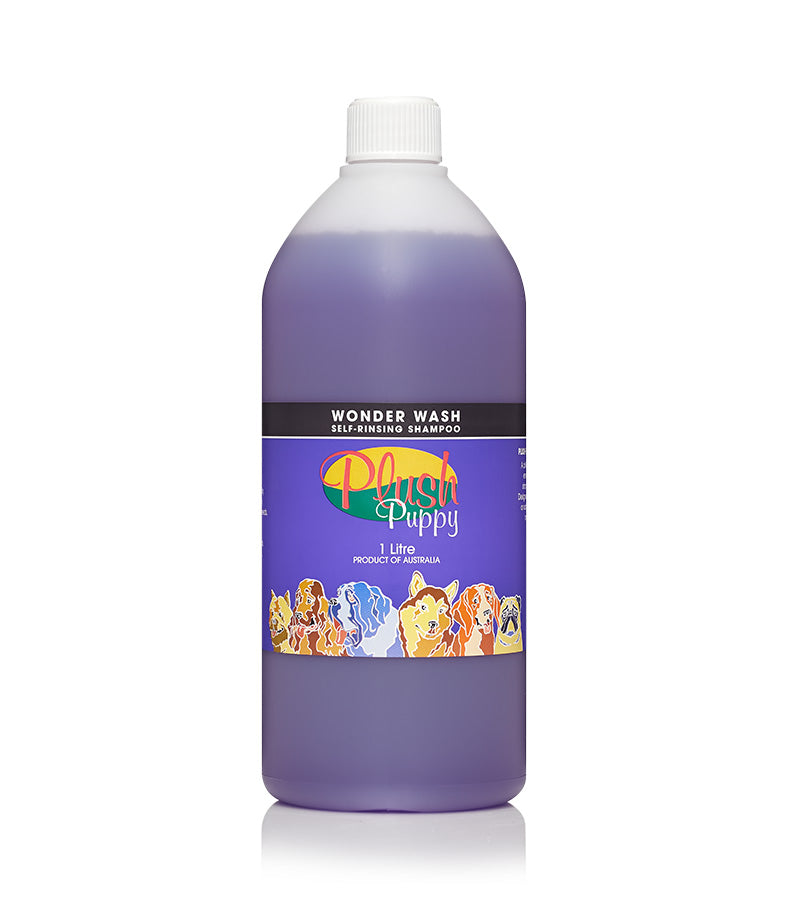 Plush Puppy Wonder Wash Bathing Alternative Self Rinsing Shampoo 1L