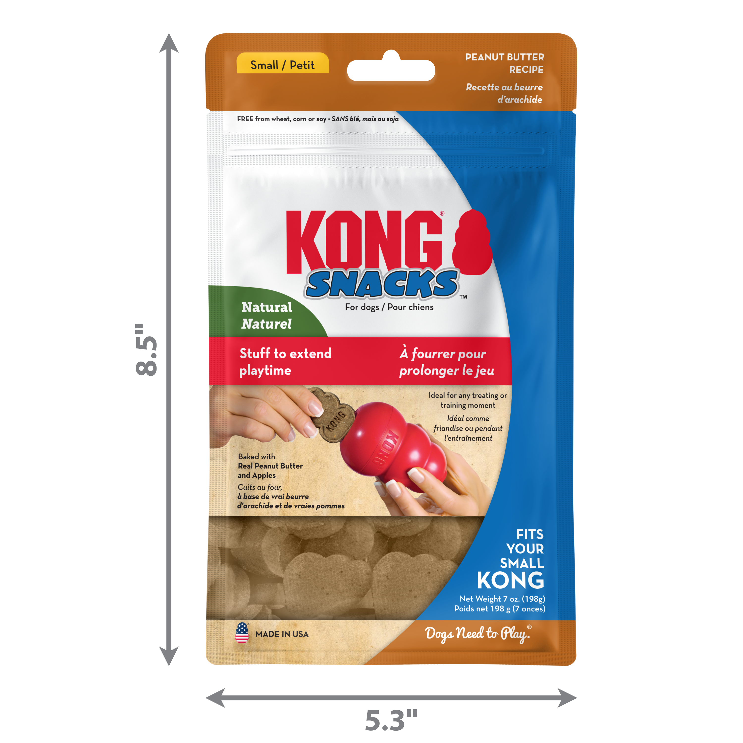 KONG Dog Snacks Peanut Butter Small