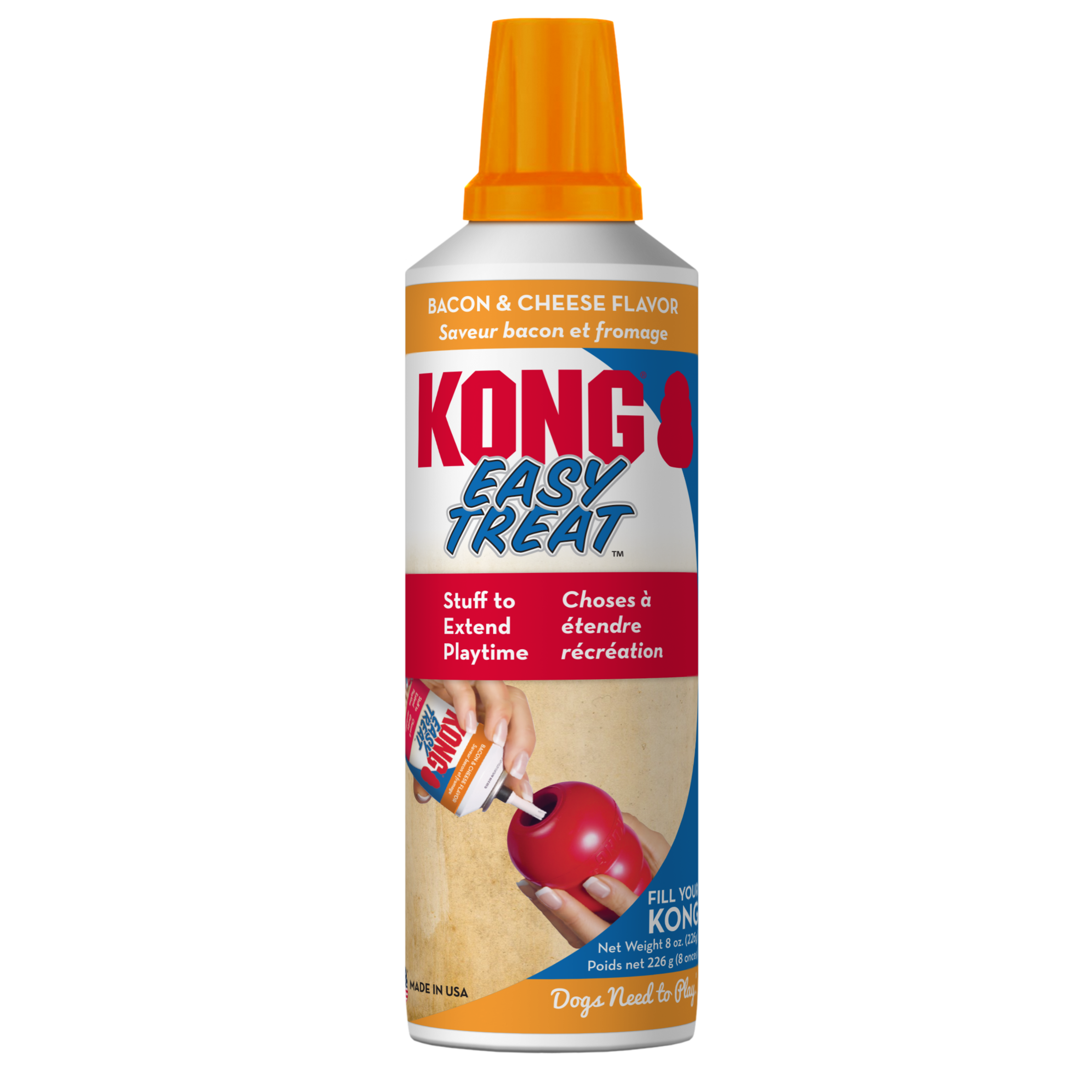 KONG Dog Easy Treat Bacon & Cheese 226g