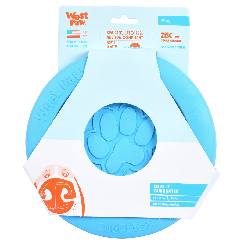 West Paw Zisc Flying Disc Fetch Dog Toy - Large by Peekapaw