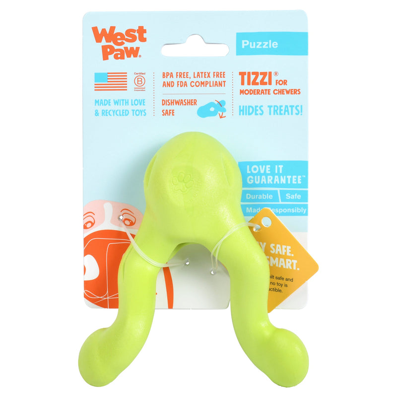 West Paw Tizzi Treat & Tug Toy for Tough Dogs - Small by Peekapaw