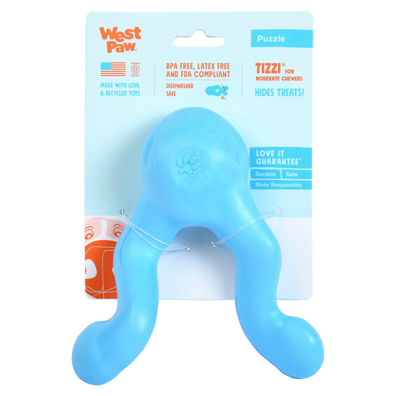 West Paw Tizzi Treat & Tug Toy for Tough Dogs - Large by Peekapaw