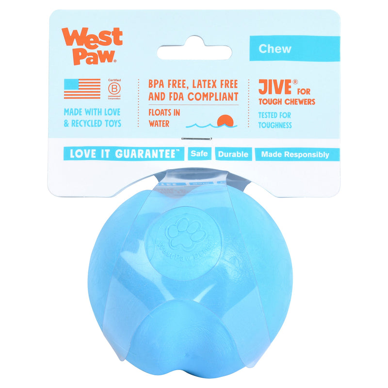 West Paw Jive Zogoflex Fetch Ball Tough Dog Toy - Large by PeekAPaw