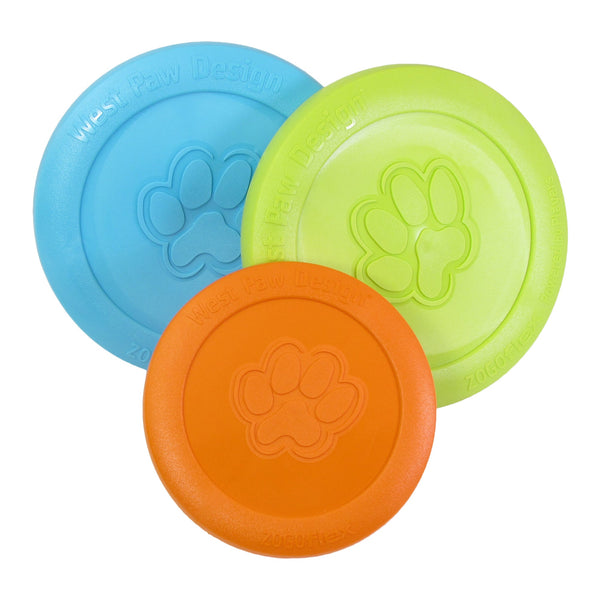 West Paw Zisc Flying Disc Fetch Dog Toy - Large by PeekAPaw