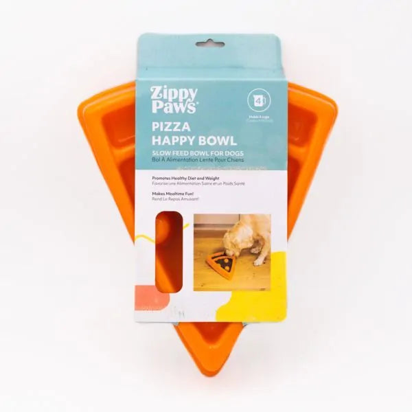 Zippy Paws Happy Bowl - Pizza 01