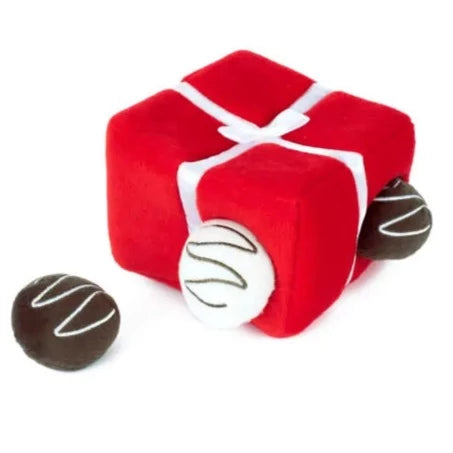 Zippy Paws Dog Toys Plush Burrow - Box of Chocolates 01