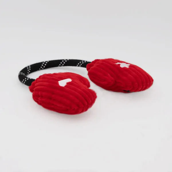 Zippy Paws Dog Toys Plush RopeTugz - Mittens 02