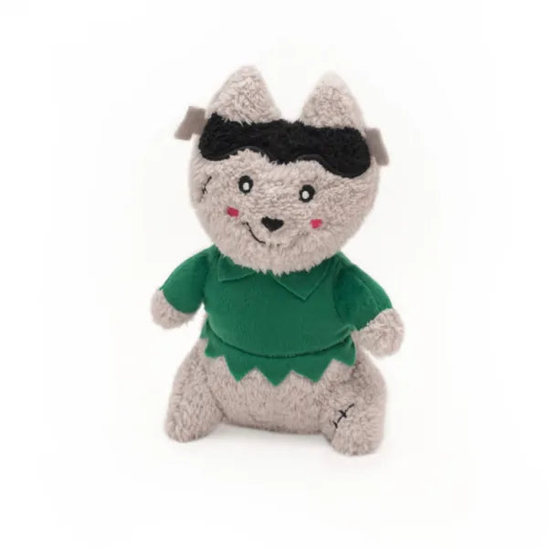 Zippy Paws Dog Toys Plush Cheeky Chumz - Frankenstein Wolf 01