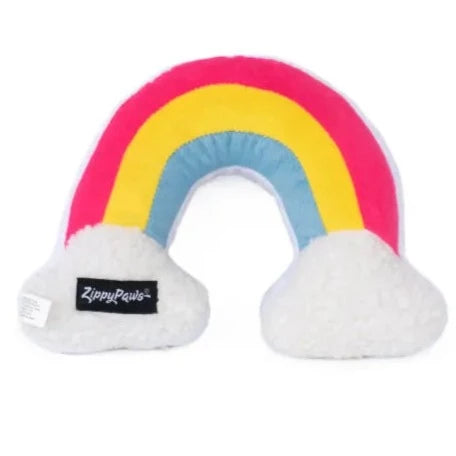Zippy Paws Dog Toys Plush Squeakie Pattiez - Rainbow 02