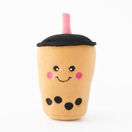 Zippy Paws Dog Toys Plush NOMNOMZ - Boba Milk Tea 01