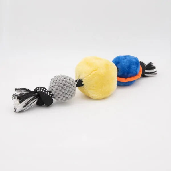 Zippy Paws Dog Toys Plush RopeTugz - Solar System 02