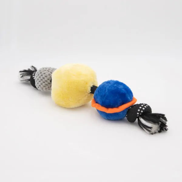 Zippy Paws Dog Toys Plush RopeTugz - Solar System 03