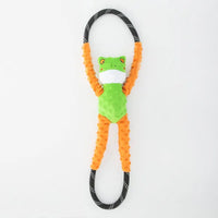 Zippy Paws Dog Toys Plush RopeTugz - Tree Frog 01
