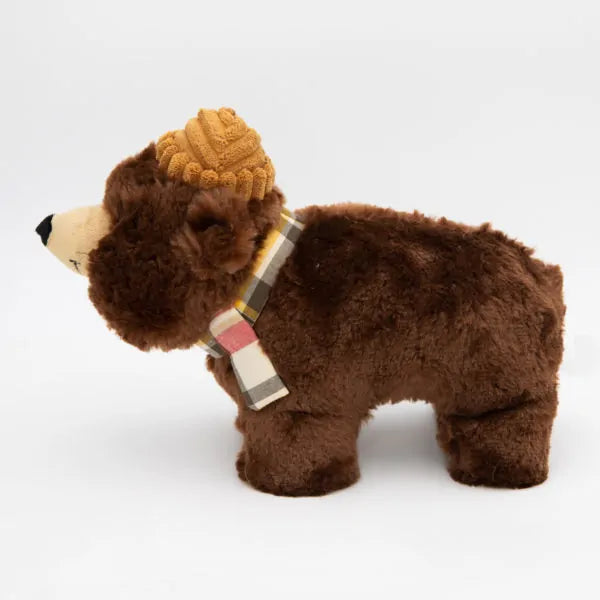 Zippy Paws Dog Toys Plush Grunterz - Bear 03