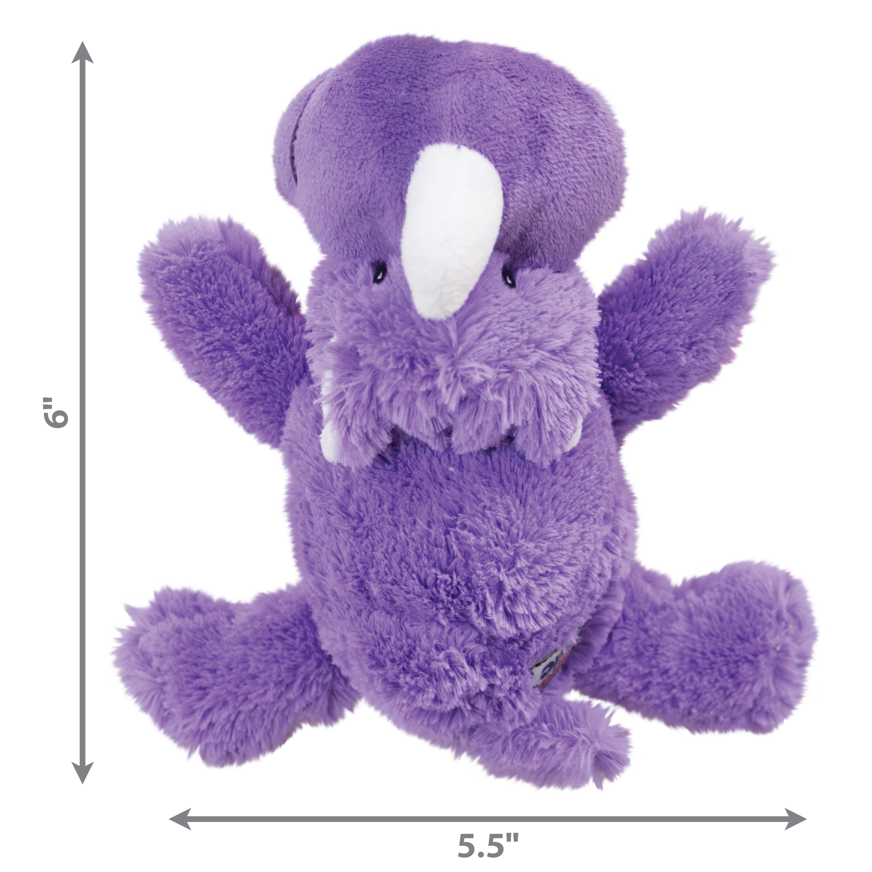 KONG Dog Toys Cozie Rosie Rhino 04