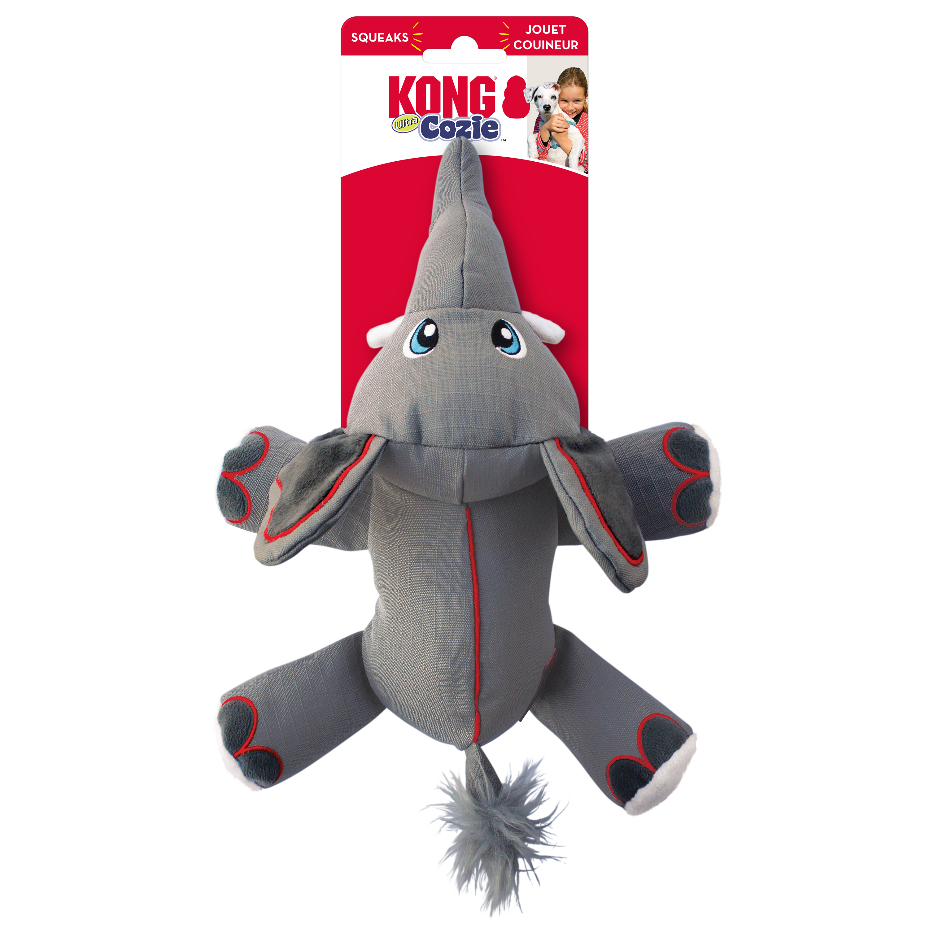 KONG Dog Toys Cozie Ultra Ella Elephant 01