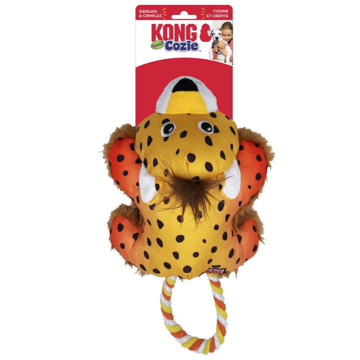 KONG Dog Toys Cozie Tuggz Cheetah Medium/Large