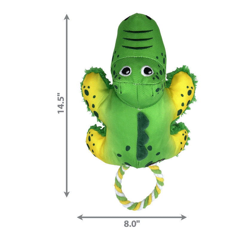 Kong crocodile cheap dog toy