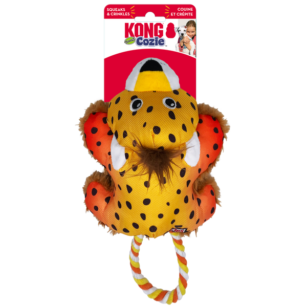 KONG Dog Toys Cozie Tuggz Cheetah Small/Medium