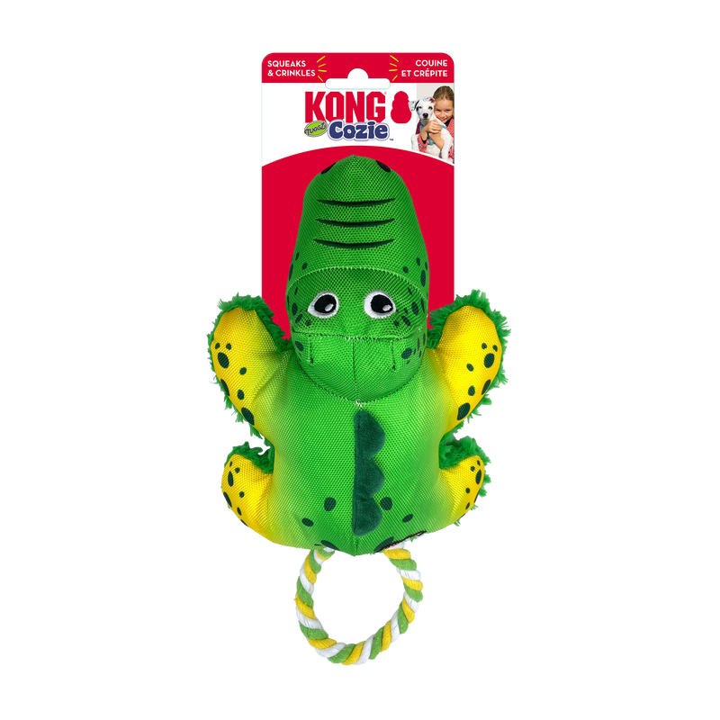 KONG Dog Toys Cozie Tuggz Alligator Small/Medium