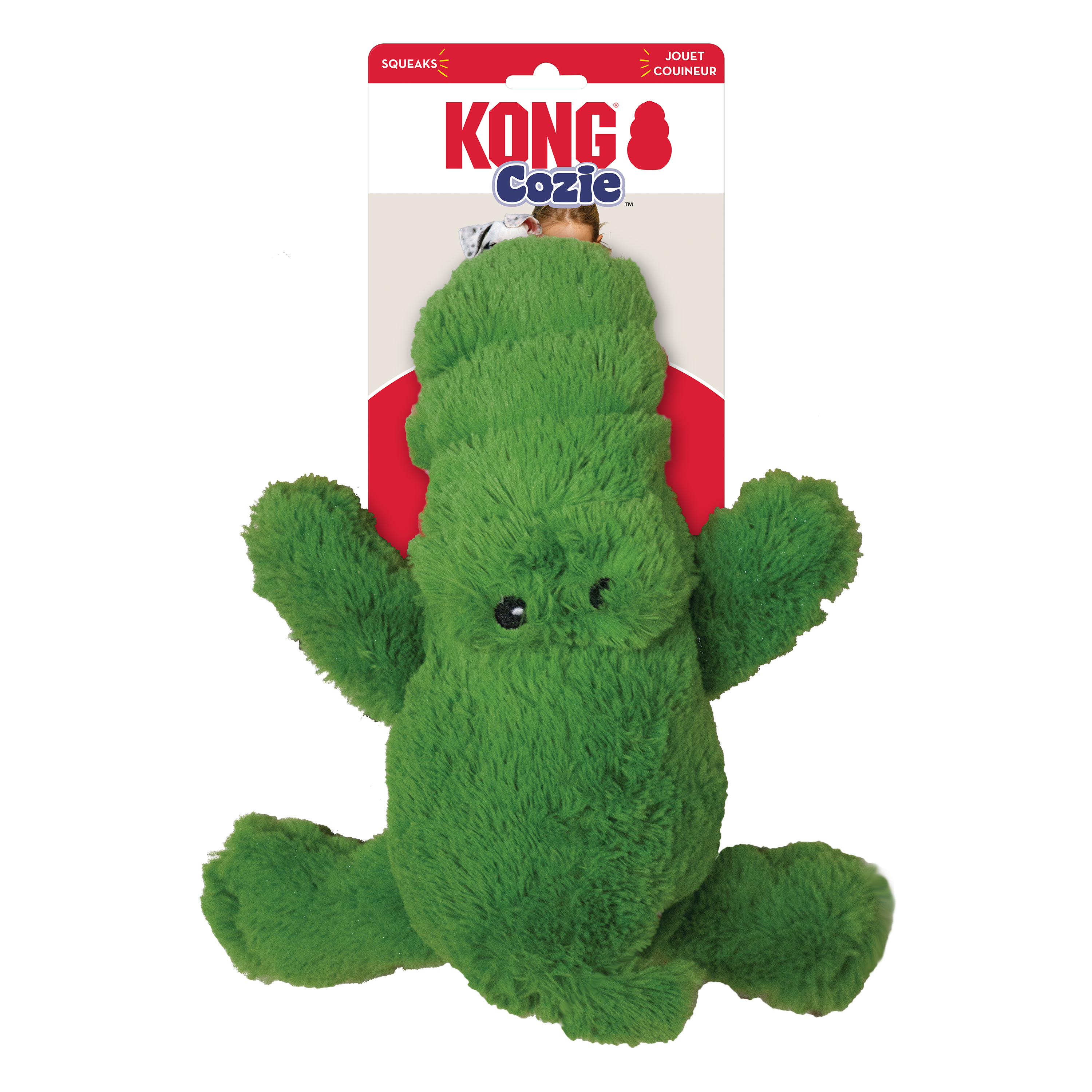 KONG Dog Toys Cozie Ali Alligator 01