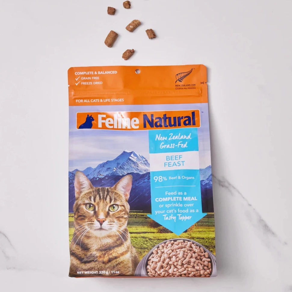 Feline Natural Freeze Dried Beef Feast 02