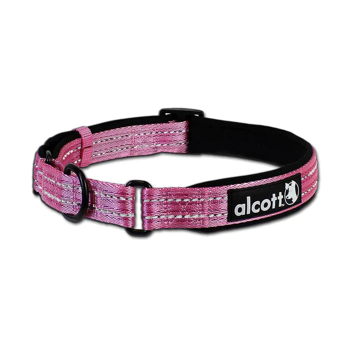 Alcott Adventure Reflective Dog Collar - Pink