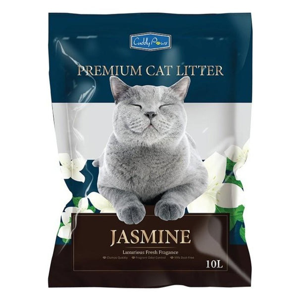 Cuddly Paws Bentonite Cat Litter 10L Jasmine