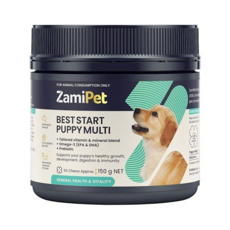 Zamipet Best Start Puppy Multi - 150g - 50 Chews | PeekAPaw Pet Supplies
